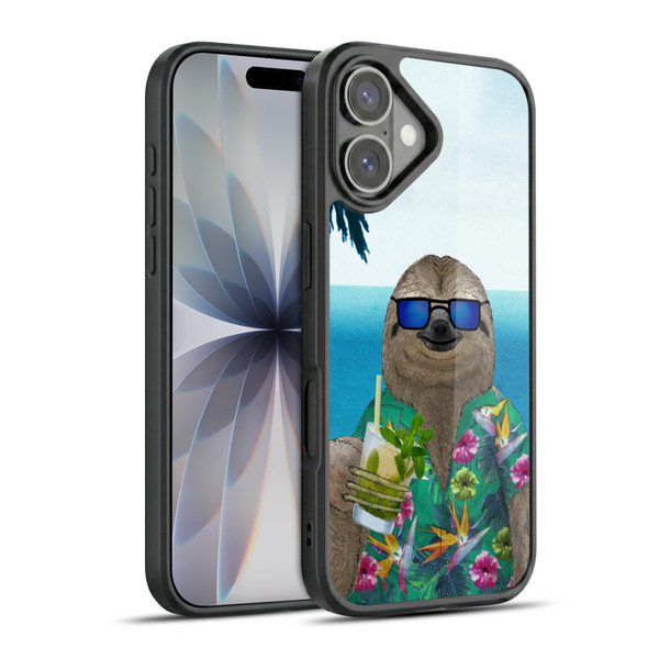 Barruf Animals Sloth In Summer Gel Armour Case For Apple iPhone 17