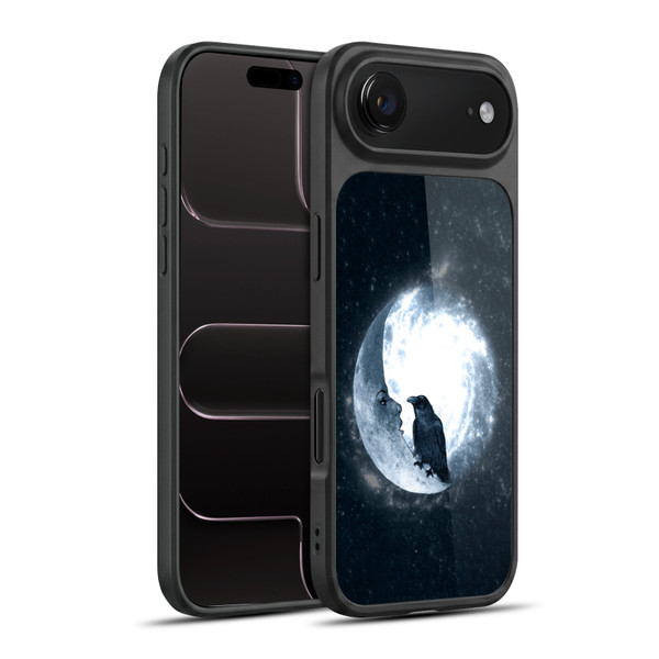 Barruf Animals Crow and Its Moon Gel Armour Case For Apple iPhone 17 Air