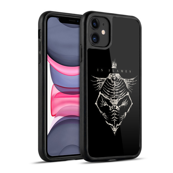 In Flames Metal Grunge Jesterhead Bones Gel Armour Case For Apple iPhone 11