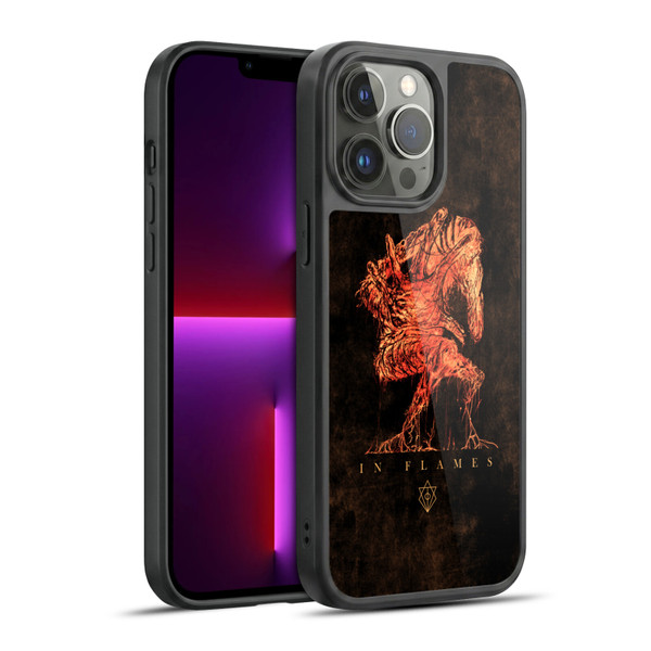 In Flames Metal Grunge Creature Gel Armour Case For Apple iPhone 13 Pro Max