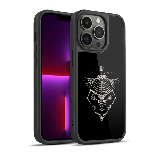 In Flames Metal Grunge Jesterhead Bones Gel Armour Case For Apple iPhone 13 Pro