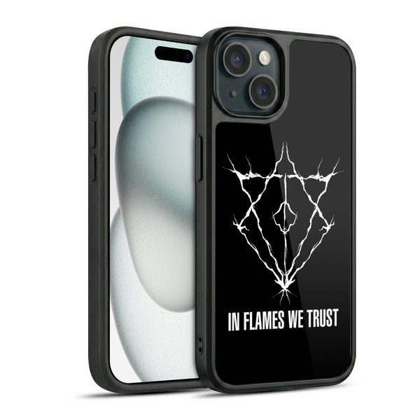 In Flames Metal Grunge Jesterhead Logo Gel Armour Case For Apple iPhone 15