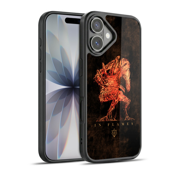 In Flames Metal Grunge Creature Gel Armour Case For Apple iPhone 17
