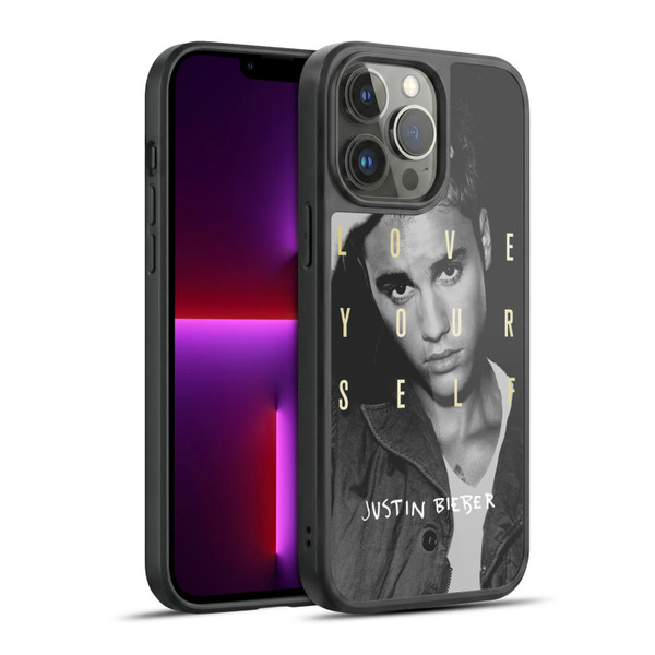Justin Bieber Purpose B&w Love Yourself Gel Armour Case For Apple iPhone 13 Pro Max