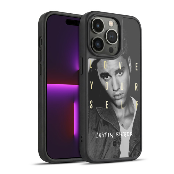 Justin Bieber Purpose B&w Love Yourself Gel Armour Case For Apple iPhone 14 Pro