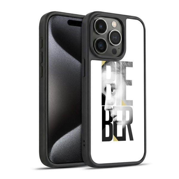 Justin Bieber Purpose B&w Mirror Calendar Text Gel Armour Case For Apple iPhone 15 Pro