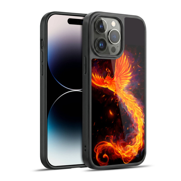 Christos Karapanos Phoenix Immortal Flames Alternative Gel Armour Case For Apple iPhone 14 Pro Max