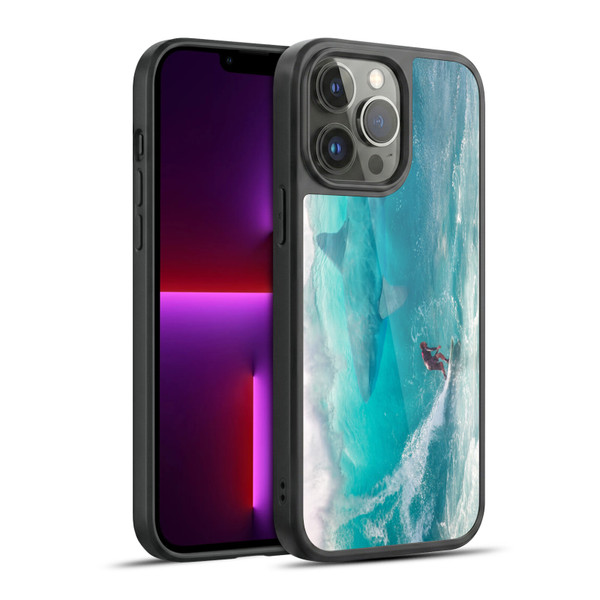 Dave Loblaw Sea Shark Surfer Gel Armour Case For Apple iPhone 13 Pro Max