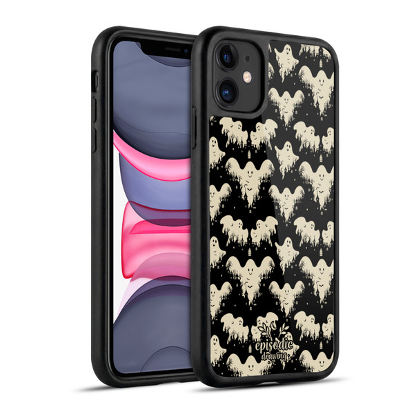 Episodic Drawing Spooky Patterns Halloween Ghost Gel Armour Case For Apple iPhone 11
