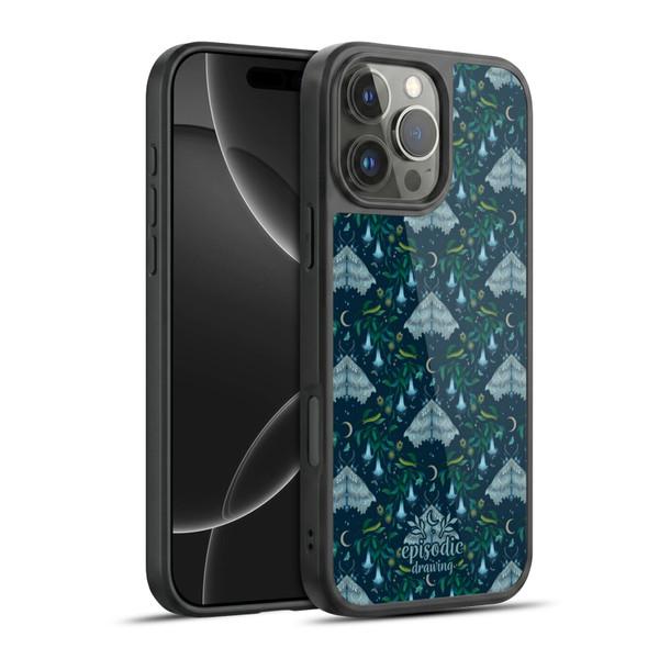 Episodic Drawing Spooky Patterns Angel Moth Gel Armour Case For Apple iPhone 16 Pro Max