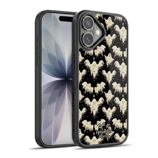 Episodic Drawing Spooky Patterns Halloween Ghost Gel Armour Case For Apple iPhone 17