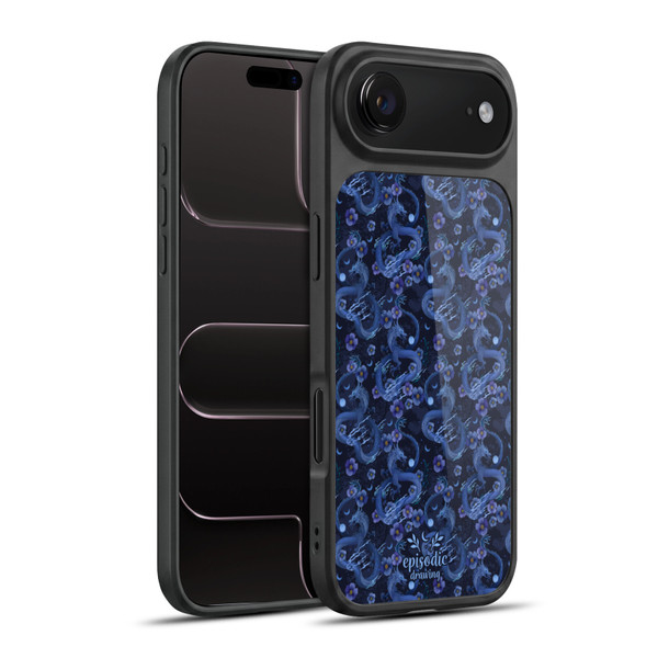 Episodic Drawing Spooky Patterns Floral Dragon Gel Armour Case For Apple iPhone 17 Air