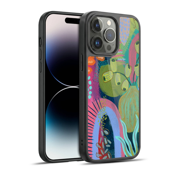 Suzanne Allard Floral Art Seed Pod Gel Armour Case For Apple iPhone 14 Pro Max
