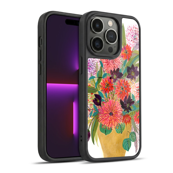 Suzanne Allard Floral Art Celebration Gel Armour Case For Apple iPhone 14 Pro