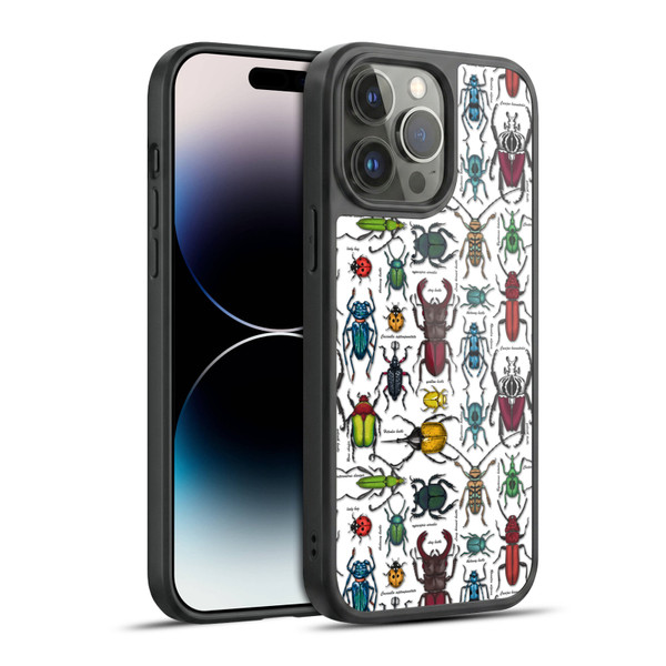 Katerina Kirilova Graphics Beetles Gel Armour Case For Apple iPhone 14 Pro Max