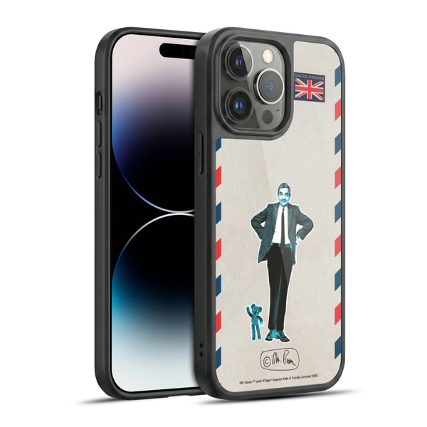 Mr. Bean London Art Postcard Gel Armour Case For Apple iPhone 14 Pro Max