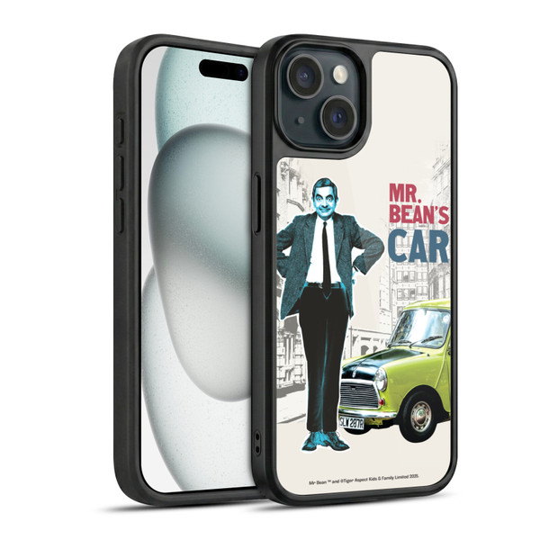 Mr. Bean London Art With Car Gel Armour Case For Apple iPhone 15
