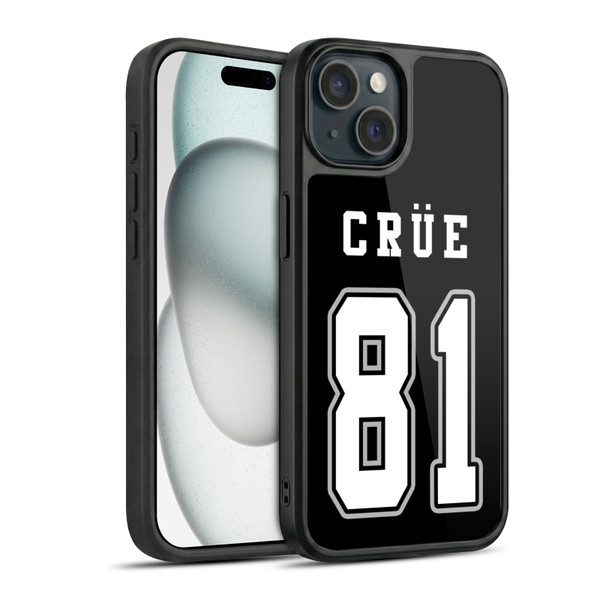 Motley Crue Logos Jersey Gel Armour Case For Apple iPhone 15