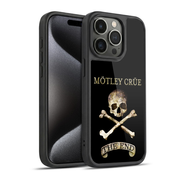 Motley Crue Logos The End Gel Armour Case For Apple iPhone 15 Pro