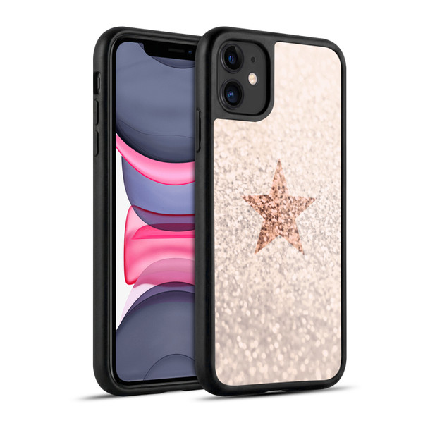 Monika Strigel Glitter Star Pastel Champagne Gel Armour Case For Apple iPhone 11