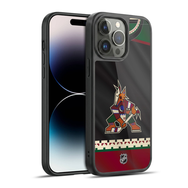 NHL Arizona Coyotes Jersey Gel Armour Case For Apple iPhone 14 Pro Max