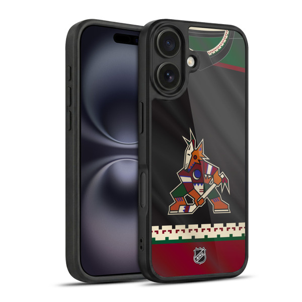 NHL Arizona Coyotes Jersey Gel Armour Case For Apple iPhone 16