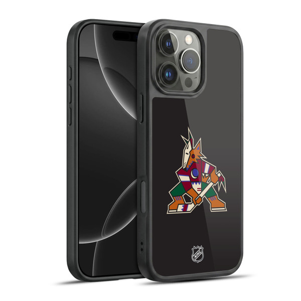 NHL Arizona Coyotes Plain Gel Armour Case For Apple iPhone 16 Pro Max