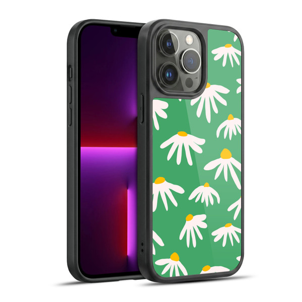 Ninola Colourful Prints Green Daisies Gel Armour Case For Apple iPhone 13 Pro Max
