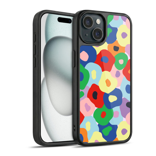 Ninola Colourful Prints Floral Gel Armour Case For Apple iPhone 15