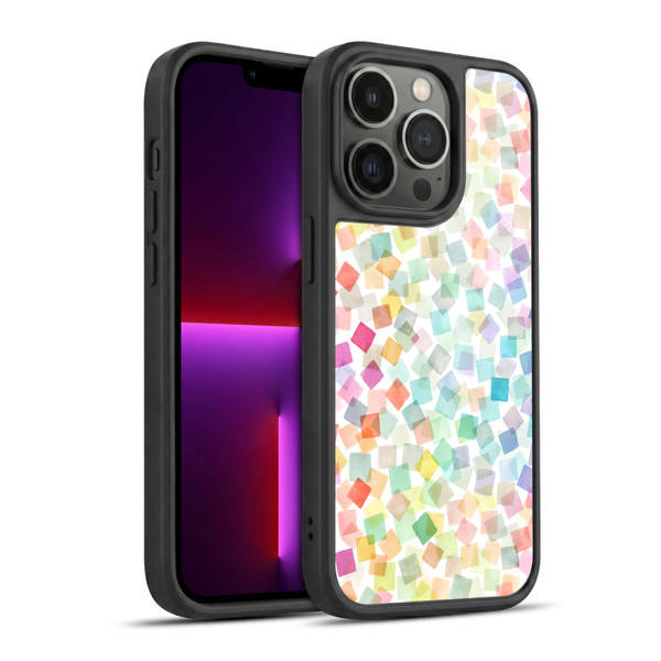 Ninola Mix Patterns Confetti Plaids Gel Armour Case For Apple iPhone 13 Pro