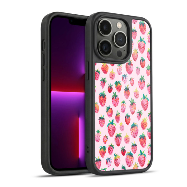 Ninola Mix Patterns Summer Strawberries Gel Armour Case For Apple iPhone 13 Pro