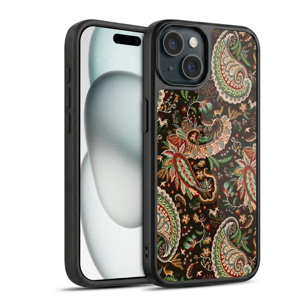 Ninola Mix Patterns Woodland Paisley Gel Armour Case For Apple iPhone 15