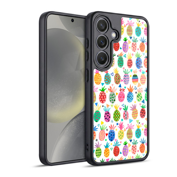 Ninola Mix Patterns Geometric Pineapples Gel Armour Case For Samsung Galaxy S24 5G