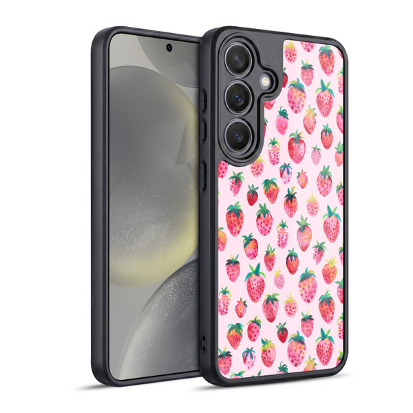 Ninola Mix Patterns Summer Strawberries Gel Armour Case For Samsung Galaxy S24 5G