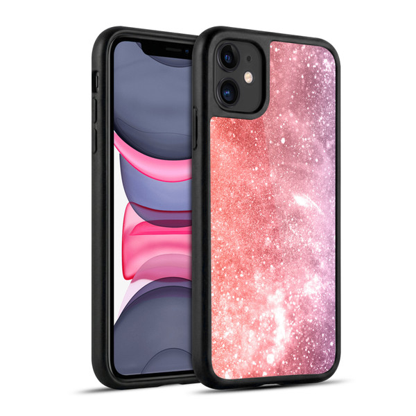 PLdesign Sparkly Coral Coral Abstract Galaxy Gel Armour Case For Apple iPhone 11