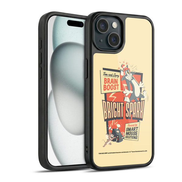 Tom and Jerry Retro Bright Spark Gel Armour Case For Apple iPhone 15