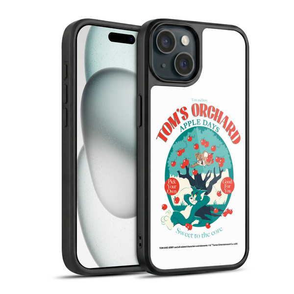 Tom and Jerry Retro Orchard Gel Armour Case For Apple iPhone 15