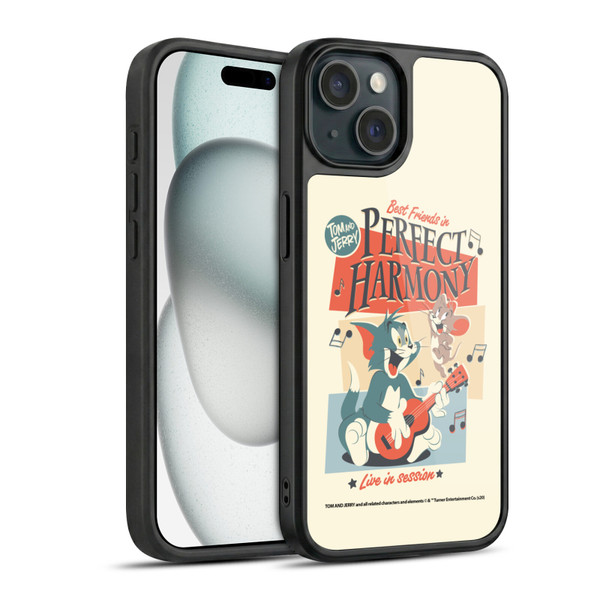 Tom and Jerry Retro Perfect Harmony Gel Armour Case For Apple iPhone 15