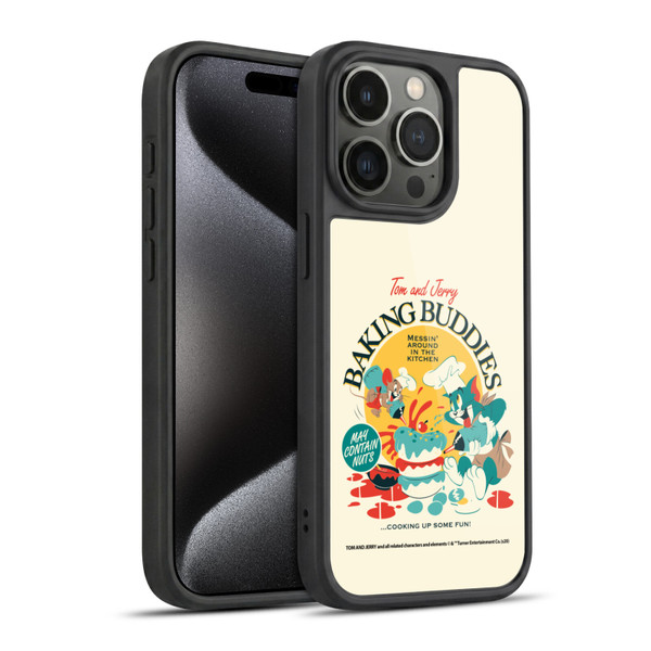 Tom and Jerry Retro Baking Buddies Gel Armour Case For Apple iPhone 15 Pro