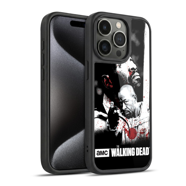 AMC The Walking Dead Gore Morgan Gel Armour Case For Apple iPhone 15 Pro