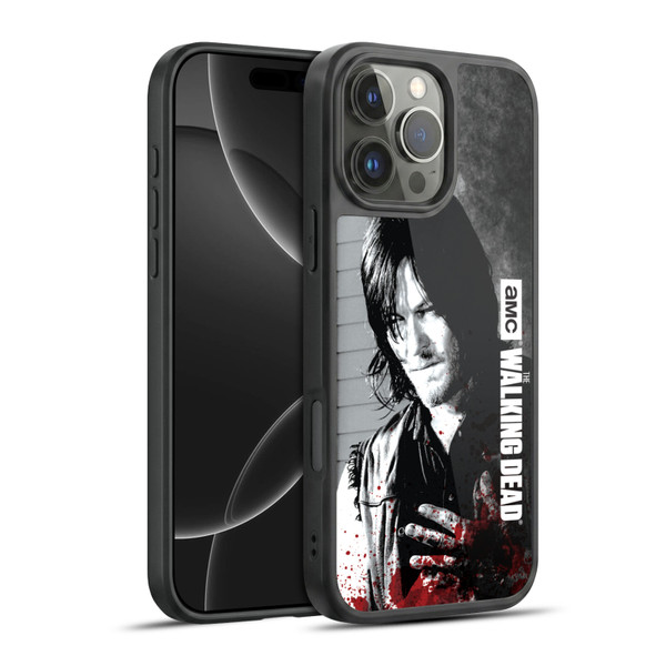 AMC The Walking Dead Gore Wounded Hand Gel Armour Case For Apple iPhone 16 Pro Max