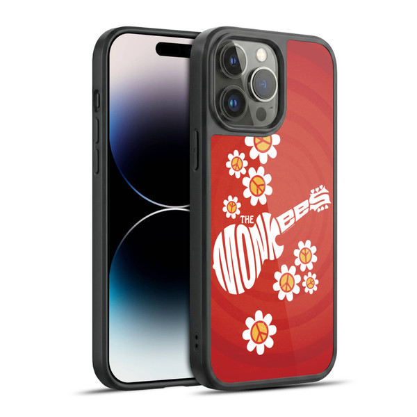 The Monkees Graphics Pattern In Red Gel Armour Case For Apple iPhone 14 Pro Max