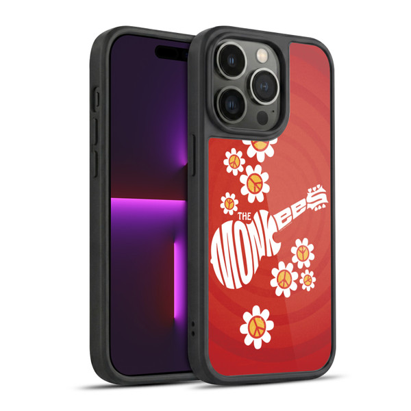 The Monkees Graphics Pattern In Red Gel Armour Case For Apple iPhone 14 Pro