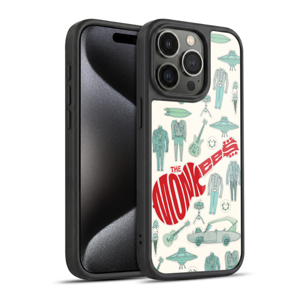 The Monkees Graphics Pattern Gel Armour Case For Apple iPhone 15 Pro