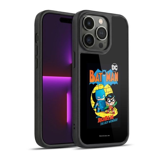 Super Friends DC Comics Toddlers Comic Covers Batman And Robin Gel Armour Case For Apple iPhone 14 Pro