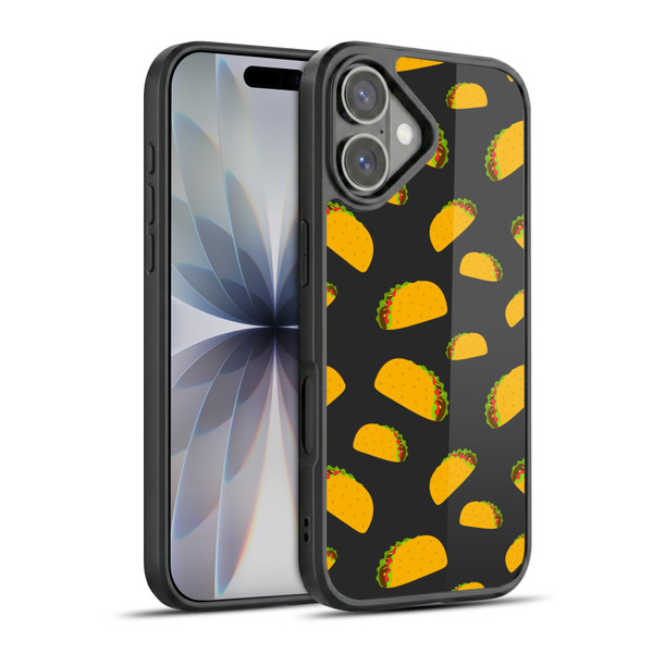 PLdesign Food Patterns Cool Fun Taco Gel Armour Case For Apple iPhone 17