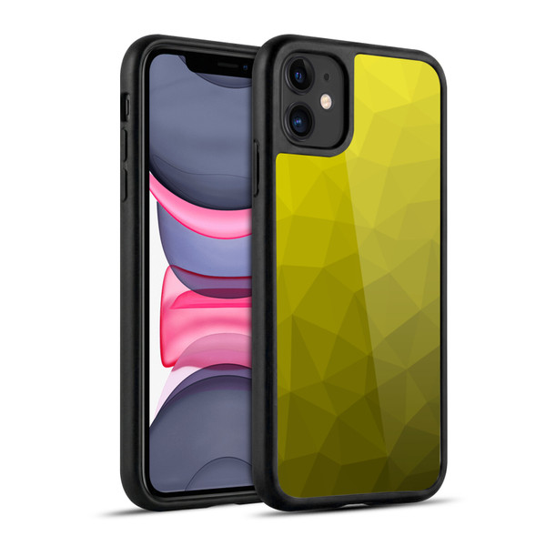PLdesign Geometric Patterns Yellow Gradient Mesh Gel Armour Case For Apple iPhone 11