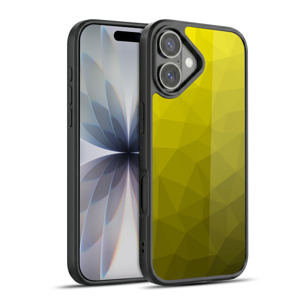 PLdesign Geometric Patterns Yellow Gradient Mesh Gel Armour Case For Apple iPhone 17
