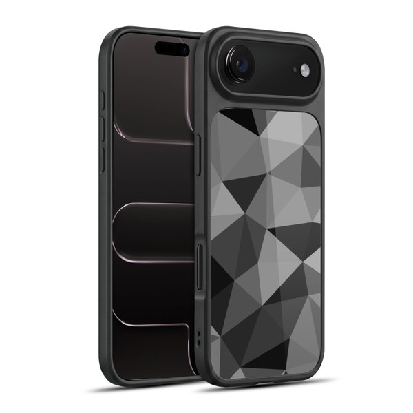 PLdesign Geometric Patterns Dark Gray Mesh Gel Armour Case For Apple iPhone 17 Air