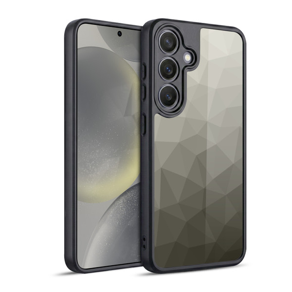 PLdesign Geometric Patterns Gray Gradient Mesh Gel Armour Case For Samsung Galaxy S24 5G